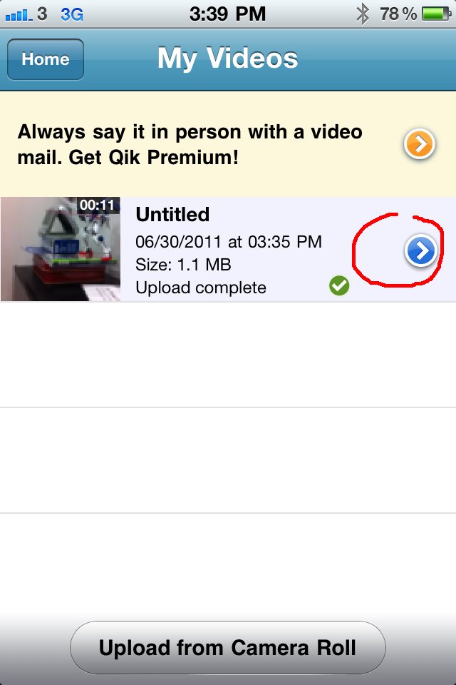 qik - choose a video qik - choose a video