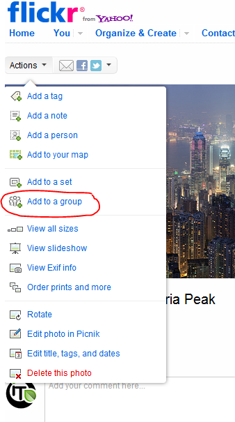 Join Flickr Group Step 1 Join Flickr Group Step 1