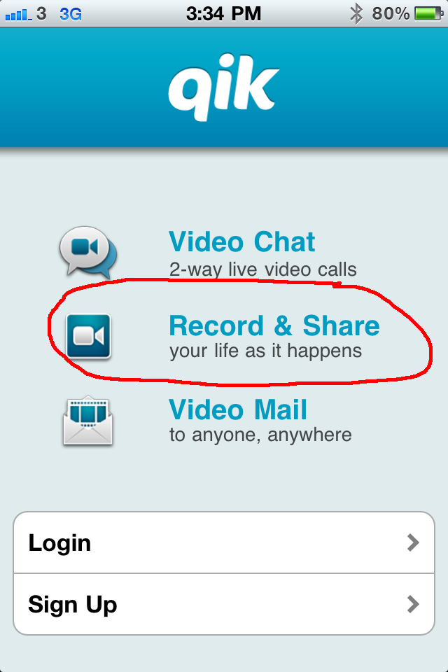 qik - record & share qik - record & share